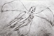 A Feather Stare at the Dark